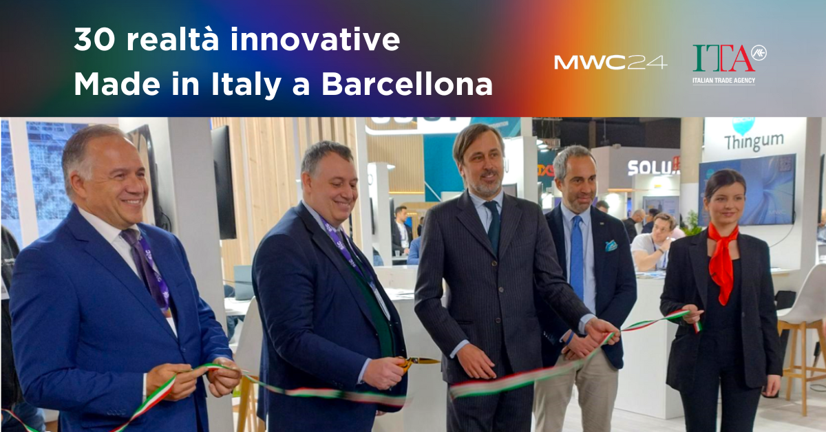 Featured image for “La partecipazione italiana al MWC 2024: 30 realtà innovative a Barcellona”
